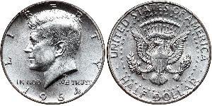 1/2 Dollar Vereinigten Staaten von Amerika (1776 - ) Silber John Fitzgerald Kennedy (1917-1963)