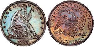 1/2 Dollar Vereinigten Staaten von Amerika (1776 - ) Silber 