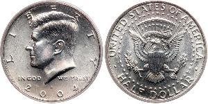 1/2 Dollar Vereinigten Staaten von Amerika (1776 - ) Silber John Fitzgerald Kennedy (1917-1963)