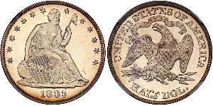 1/2 Dollar Vereinigten Staaten von Amerika (1776 - ) Silber 