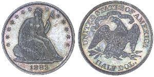 1/2 Dollar Vereinigten Staaten von Amerika (1776 - ) Silber 