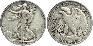 1/2 Dollar Vereinigten Staaten von Amerika (1776 - ) Silber 