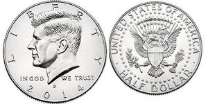 1/2 Dollar Vereinigten Staaten von Amerika (1776 - ) Silber John Fitzgerald Kennedy (1917-1963)
