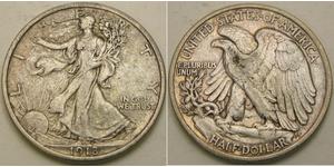 1/2 Dollar Vereinigten Staaten von Amerika (1776 - ) Silber 