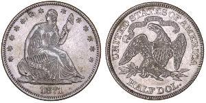 1/2 Dollar Vereinigten Staaten von Amerika (1776 - ) Silber 