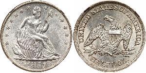 1/2 Dollar Vereinigten Staaten von Amerika (1776 - ) Silber 