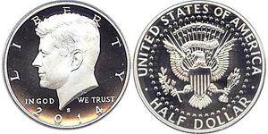1/2 Dollar Vereinigten Staaten von Amerika (1776 - ) Silber John Fitzgerald Kennedy (1917-1963)