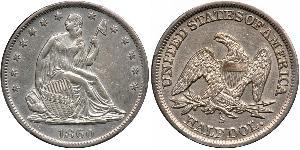 1/2 Dollar Vereinigten Staaten von Amerika (1776 - ) Silber 