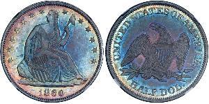 1/2 Dollar Vereinigten Staaten von Amerika (1776 - ) Silber 
