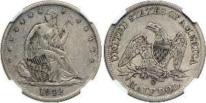 1/2 Dollar Vereinigten Staaten von Amerika (1776 - ) Silber 