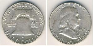 1/2 Dollar Vereinigten Staaten von Amerika (1776 - ) Silber Franklin D. Roosevelt (1882-1945)