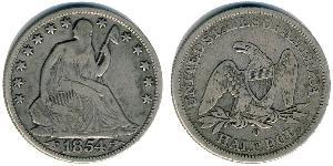 1/2 Dollar Vereinigten Staaten von Amerika (1776 - ) Silber 