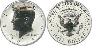 1/2 Dollar Vereinigten Staaten von Amerika (1776 - ) Silber John Fitzgerald Kennedy (1917-1963)