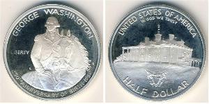 1/2 Dollar Vereinigten Staaten von Amerika (1776 - ) Silber George Washington