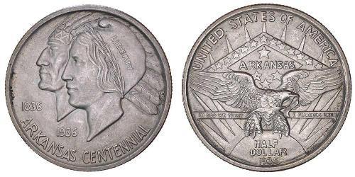 1/2 Dollar Vereinigten Staaten von Amerika (1776 - ) Silber 