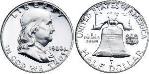 1/2 Dollar USA (1776 - ) Silver Franklin Delano Roosevelt (1882-1945)