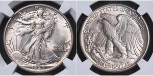 1/2 Dollar USA (1776 - ) Silver 