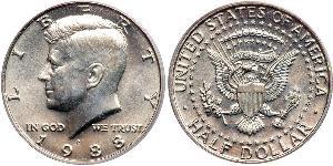 1/2 Dollar USA (1776 - ) Silver John Fitzgerald Kennedy (1917-1963)