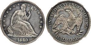 1/2 Dollar USA (1776 - ) Silver 