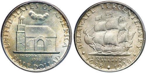 1/2 Dollar USA (1776 - ) Silver 