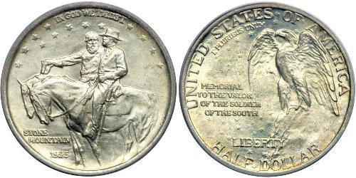 1/2 Dollar USA (1776 - ) Silver 