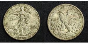1/2 Dollar 美利堅合眾國 (1776 - ) 銀 