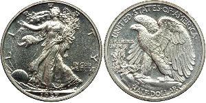 1/2 Dollar 美利堅合眾國 (1776 - ) 銀 