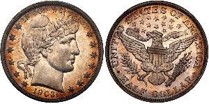 1/2 Dollar 美利堅合眾國 (1776 - ) 銀 