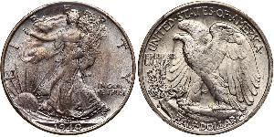 1/2 Dollar 美利堅合眾國 (1776 - ) 銀 