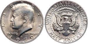 1/2 Dollar 美利堅合眾國 (1776 - ) 銀 John Fitzgerald Kennedy (1917-1963)