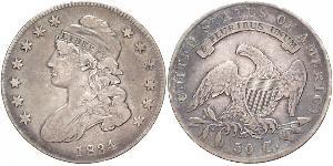 1/2 Dollar / 50 Cent 美利堅合眾國 (1776 - ) 銀 