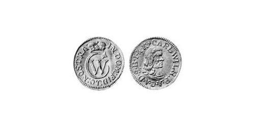 1/2 Ducat Anhalt-Zerbst  (1544 - 1796) Oro Carlo Guglielmo di Anhalt-Zerbst(1652 – 1718)