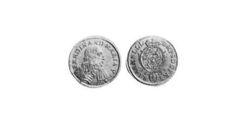 1/2 Ducat Elettorato di Baviera (1623 - 1806) Oro Ferdinando Maria di Baviera(1636 – 1679)