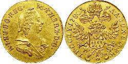 1/2 Ducat Principato di Transilvania (1571-1711) / Sacro Romano Impero (962-1806) Oro Maria Theresa of Austria (1717 - 1780)