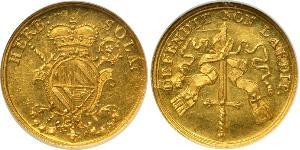 1/2 Ducat States of Germany Oro 