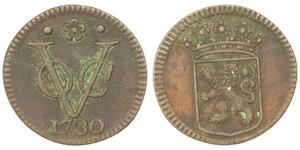 1/2 Duit Repubblica delle Sette Province Unite (1581 - 1795) Rame 