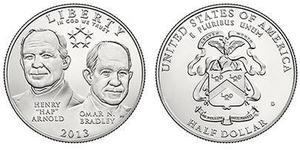 1/2 Dólar Estados Unidos de América (1776 - ) Cobre 