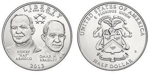 1/2 Dólar Estados Unidos de América (1776 - ) Cobre 