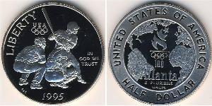 1/2 Dólar Estados Unidos de América (1776 - ) Níquel/Cobre 