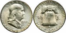 1/2 Dólar Estados Unidos de América (1776 - ) Plata Franklin D. Roosevelt (1882-1945)