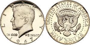 1/2 Dólar Estados Unidos de América (1776 - ) Plata John Fitzgerald Kennedy (1917-1963)