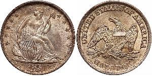 1/2 Dólar Estados Unidos de América (1776 - ) Plata 