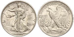 1/2 Dólar Estados Unidos de América (1776 - ) Plata 