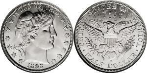 1/2 Dólar Estados Unidos de América (1776 - ) Plata 