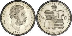 1/2 Dólar Estados Unidos de América (1776 - ) Plata 