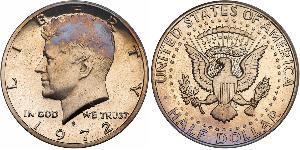 1/2 Dólar Estados Unidos de América (1776 - ) Plata John Fitzgerald Kennedy (1917-1963)