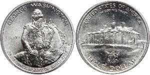 1/2 Dólar Estados Unidos de América (1776 - ) Plata George Washington