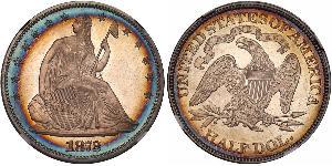 1/2 Dólar Estados Unidos de América (1776 - ) Plata 