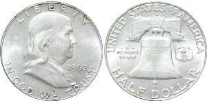 1/2 Dólar Estados Unidos de América (1776 - ) Plata Franklin D. Roosevelt (1882-1945)