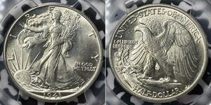 1/2 Dólar Estados Unidos de América (1776 - ) Plata 